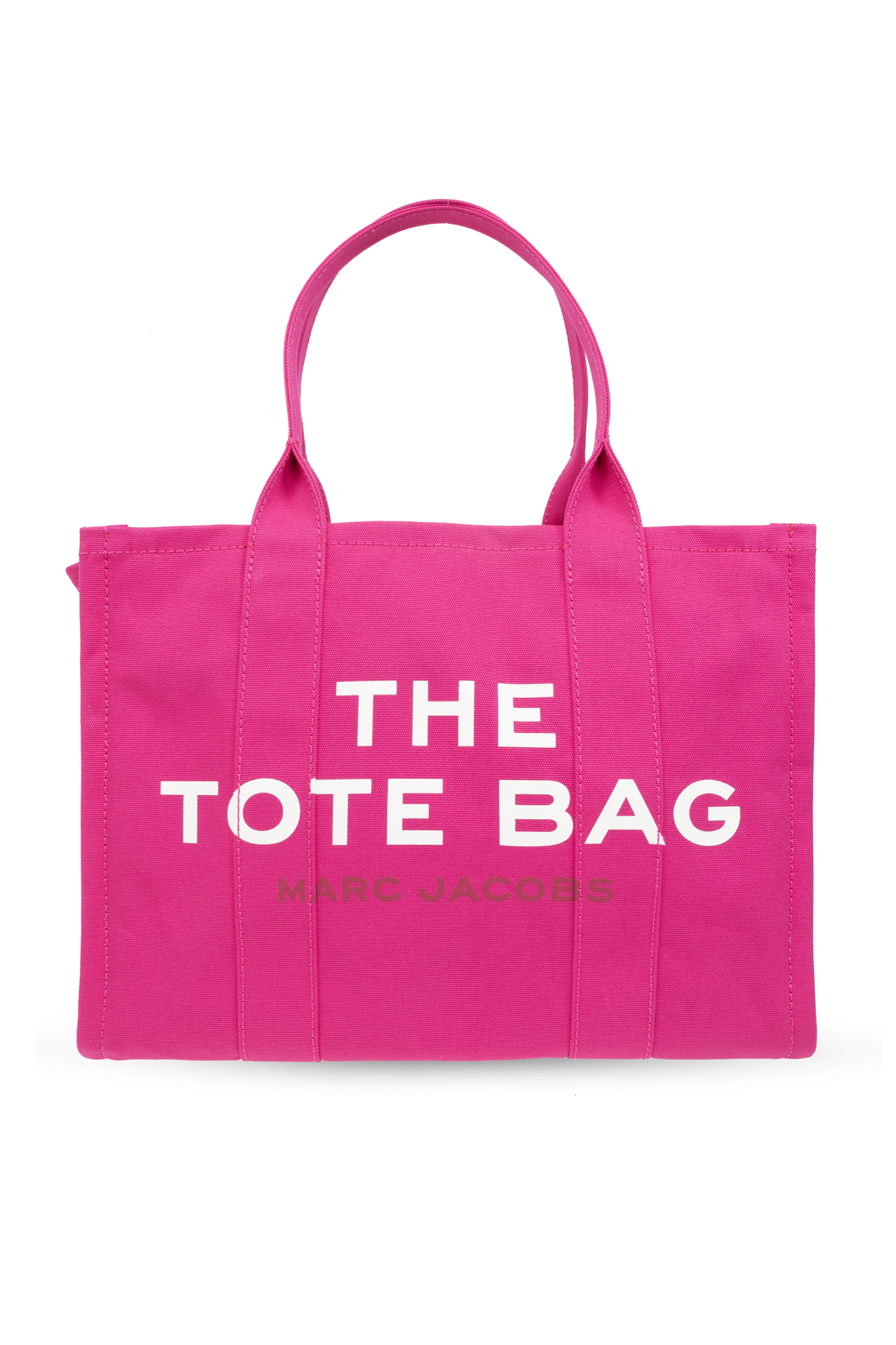 Bright pink tote bag sale